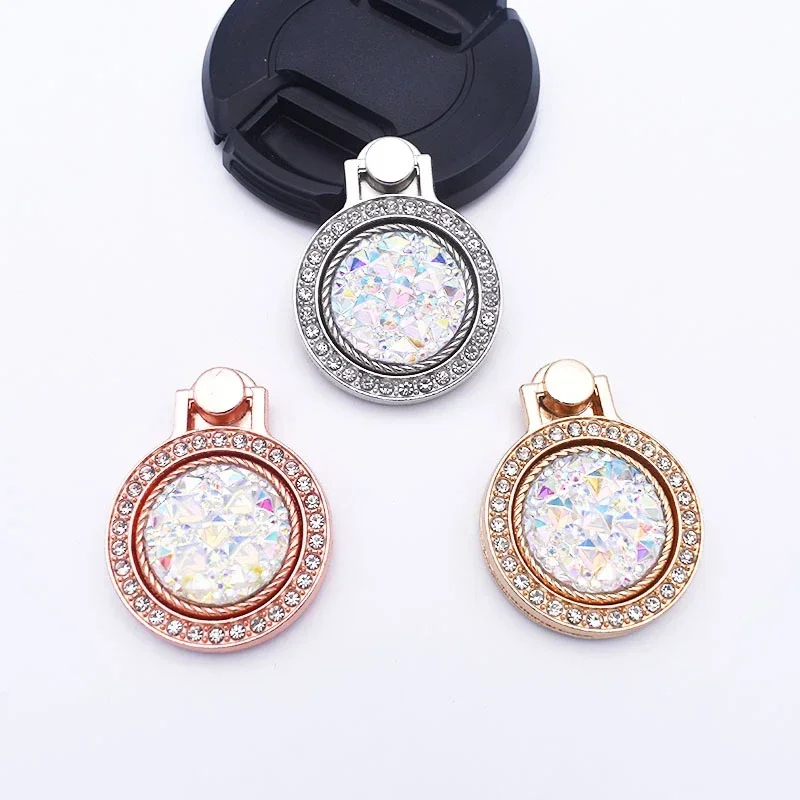 

Роскошный блестящий драгоценный камень с бриллиантами, металлический кольцевой кронштейн для мобильного телефона, универсальный держатель для телефона, вращающийся кольцевой кронштейн для IPhone Samsung