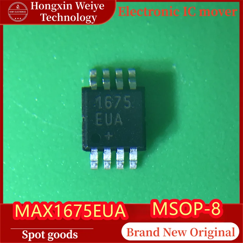 (5/10 piezas) MAX1675EUA 1675 EUA MSOP-8 Regulador de voltaje de conmutación IC de baja potencia, alta eficiencia, fiable, original, en stock