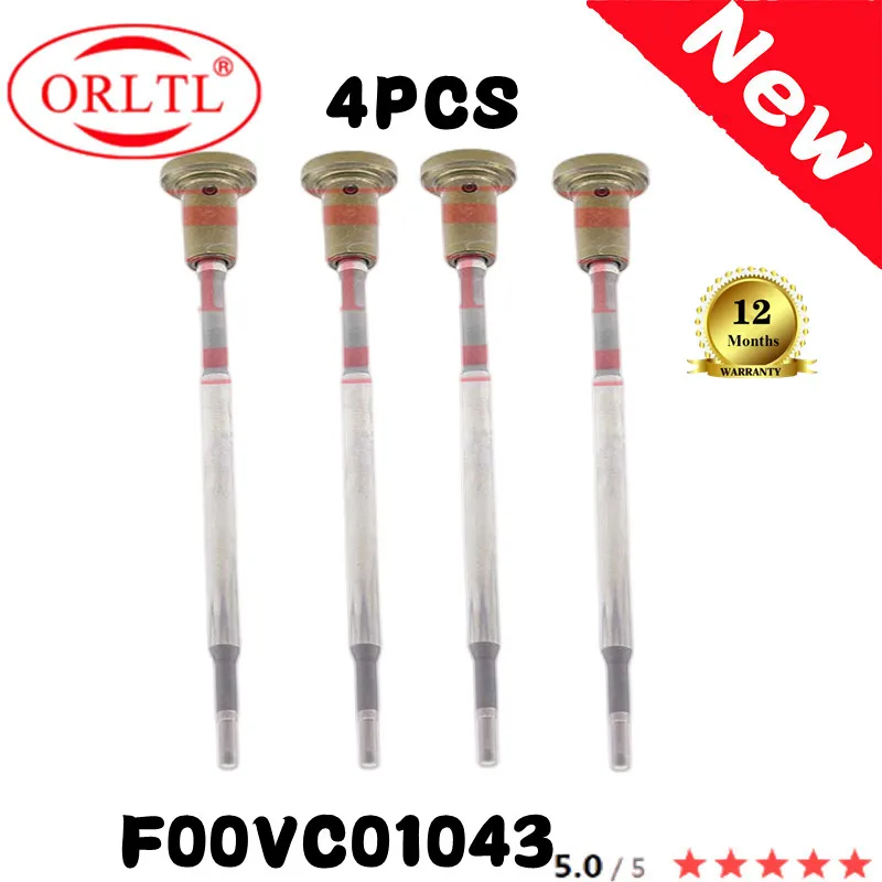 

ORLTL Original Injector Valve F00VC01043 F 00V C01 043 FOR 0445110130 0445110049 0 445 110 130 0 445 110 049 0986435095 4PCS