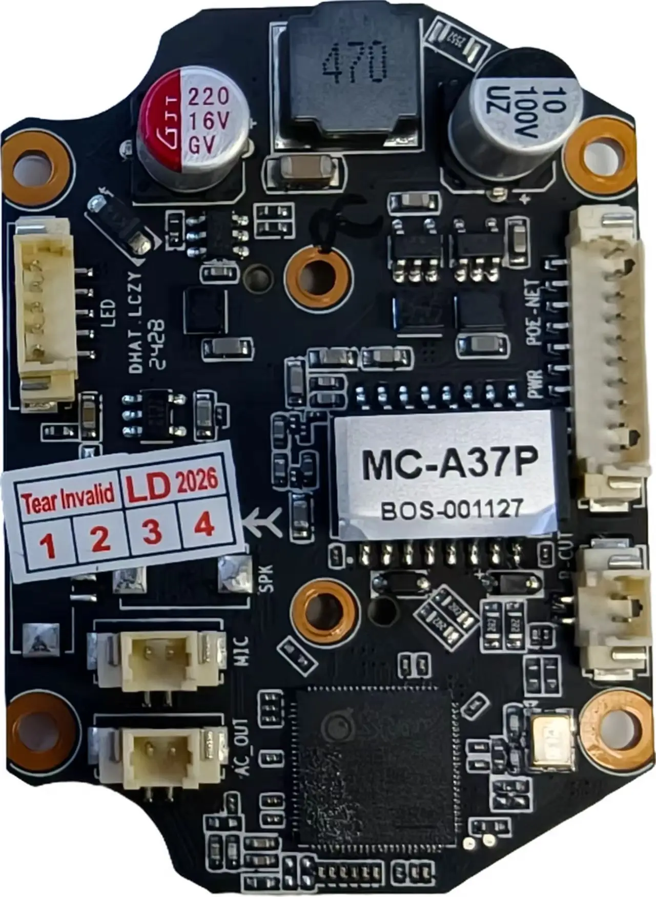

IPC 4MP Dark light Integrated POE Module:MC-A37P AI Human/Vehicle Detection Dual Light Onvif H.265+ Two Way Audio CCTV PCB Board
