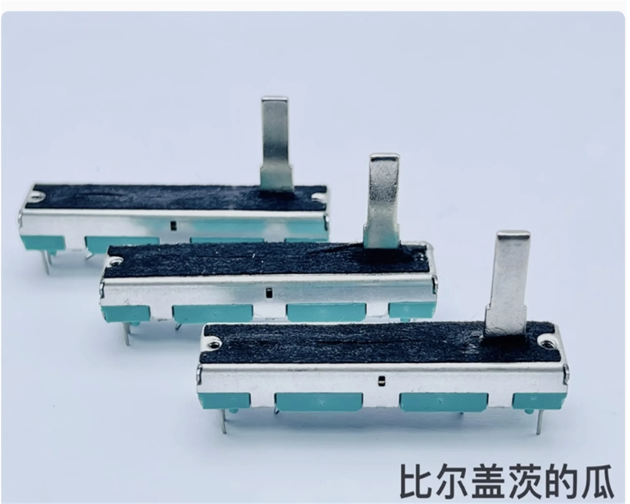 3 PCS dual B10K/B20K/B50K direct sliding 45 potentiometer pioneer pusher mixing console volume adjustment shaft length 15mm