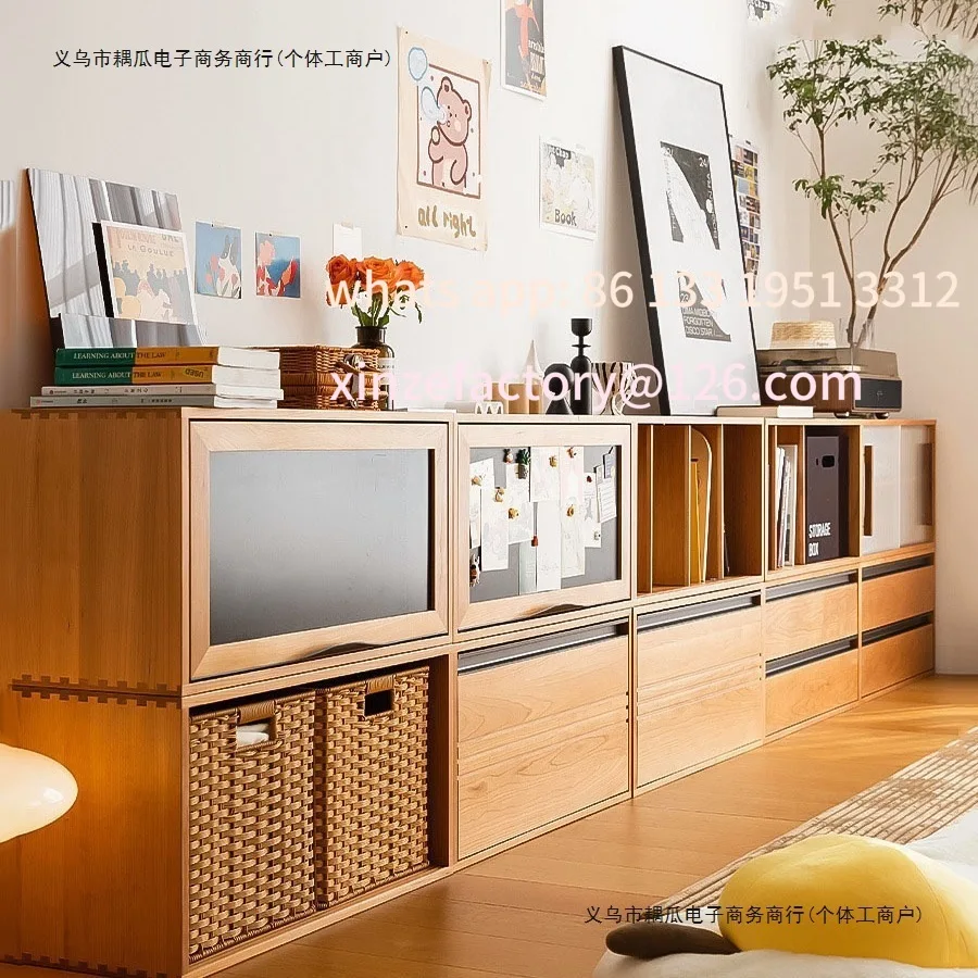 

Customizable Home living room Multifunctional free combination cabinet TV cabinet Study bay window Floor-to-ceiling locker