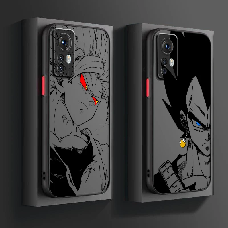 Comic Art D-Dragon Ball Goku Frosted Translucent For Xiaomi Mi 13 12 12T 11T 11 11i 10T 10 9T Pro Lite Ultra 5G Back Phone Case