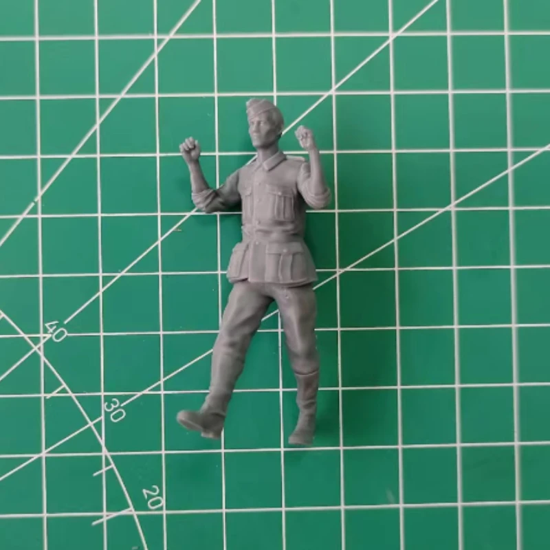 Kit de figurines en résine moulée sous pression, échelle 1/35, prisonnier allemand de la seconde guerre mondiale, non assemblé et non peint