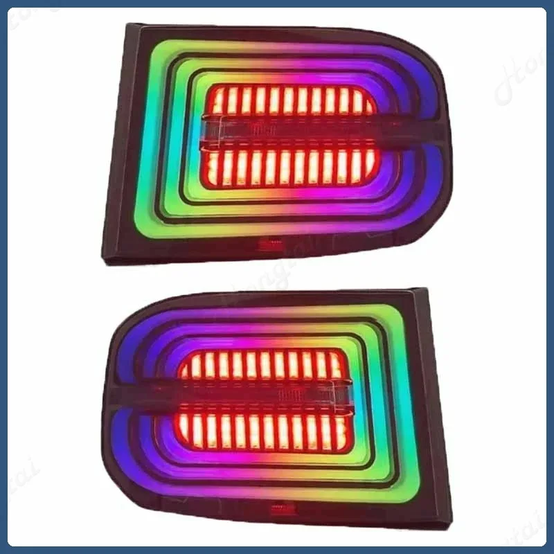 Tail Lights for Toyota FJ Cruiser 2007-2017 LED Taillights Assembly Start-up Animation Sequential Indicator Rear Lamp Assembly