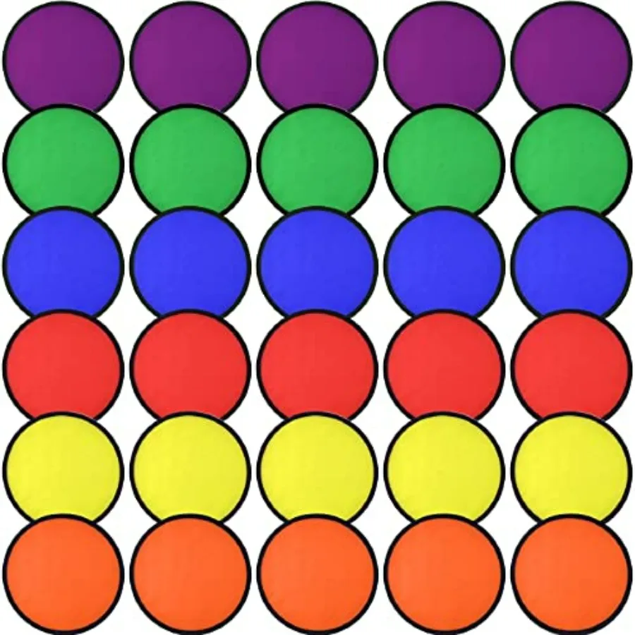 

30 Pieces Foldable Flying Disc Fans with Bag Folding Pocket Toy Set for Fun Birthday Party Favors Summer Outdoor Activity Game