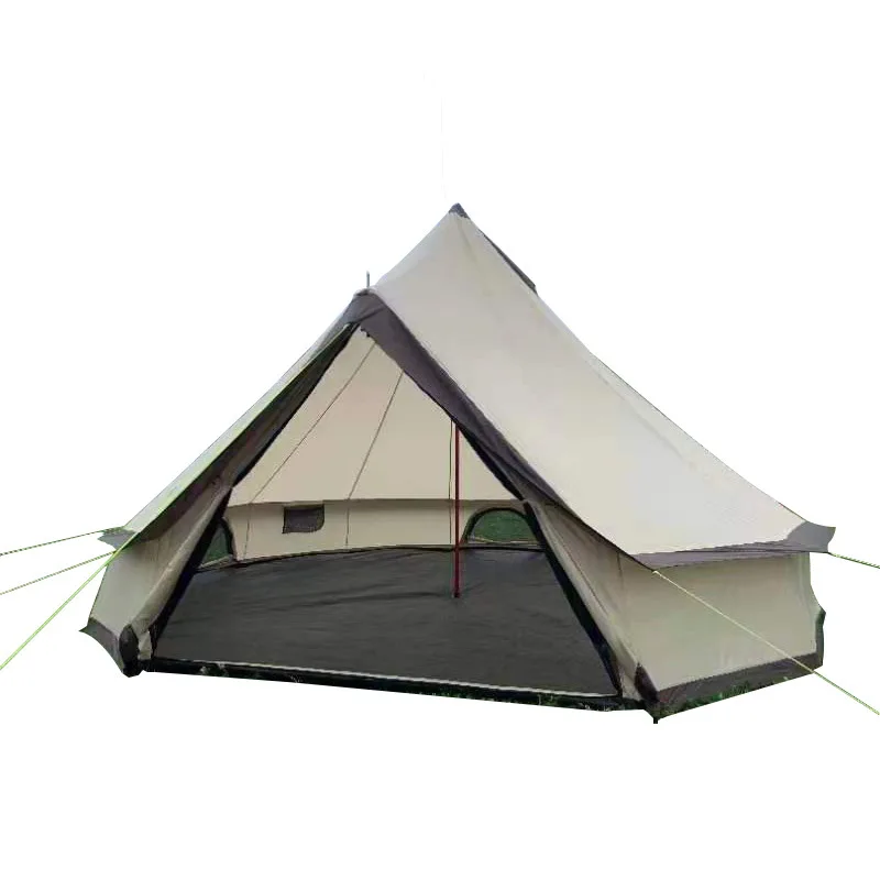 Teepee 5 6 8 Person Glamping Mongolia Yurt Family Outdoor Tent Camping Travel Hiking Antistorm UV Car Canopy Beach Awning