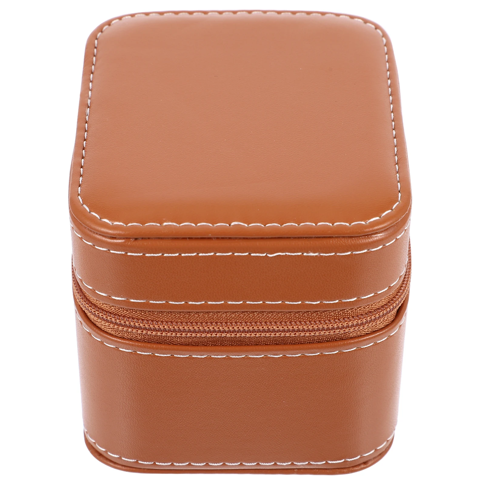 

Watch Storage Case Single Anti-Drop Watch Box Layer Composite Material Portable Jewelry Display Organizer For Men