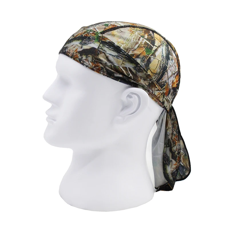 Quick Dry Camo Cycling Cap Head Scarf Summer Men Running Riding Bandana Headscarf Pirate Cap Headband Men Head Scarf