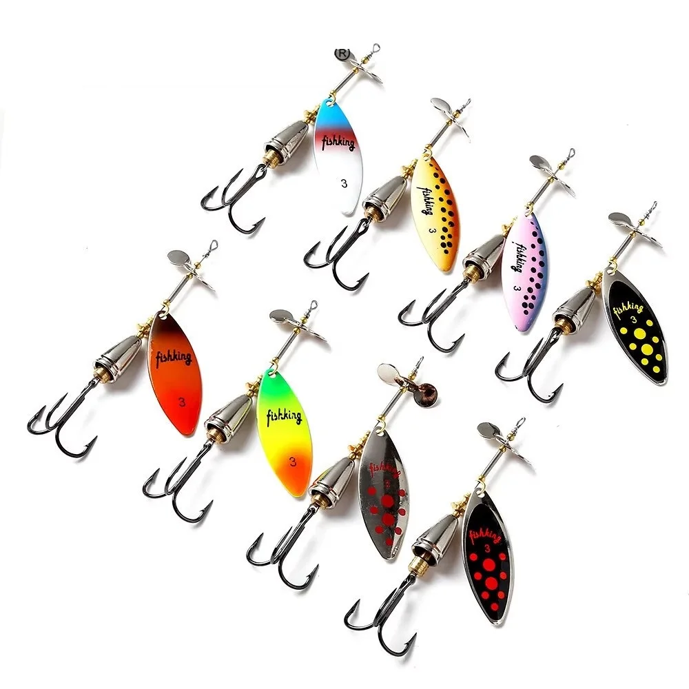 15g Long Cast Fishing Lure Spinner Bait Matel Artificial Bait Hard Lure With Treble Hooks Spoon Pike Bass Fishing Tackle