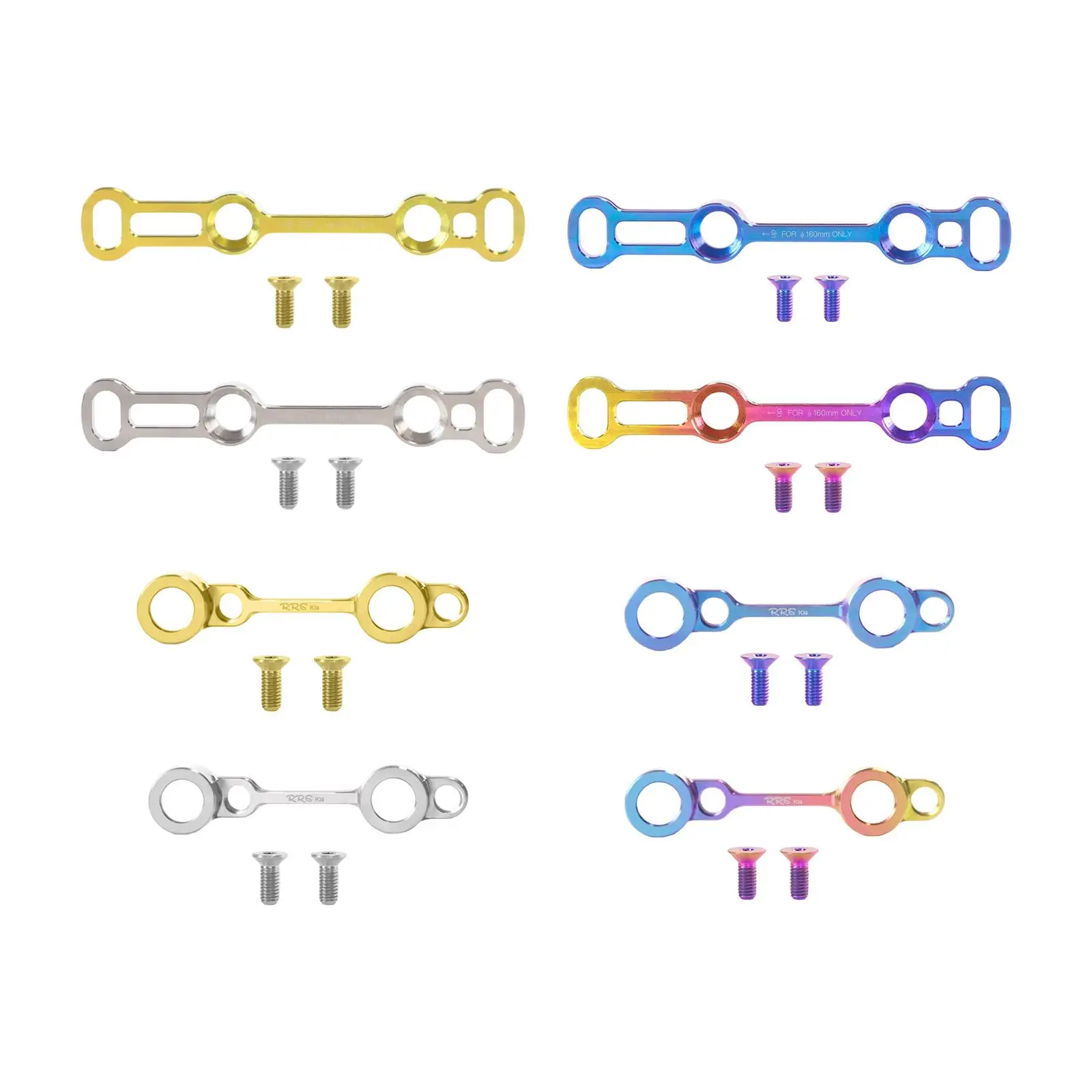 

Road Bike Disc Brake Adapter with Screws Holder Replaces Converter Mounting Bracket for Road Bicycle 160mm Rotor Outdoor Garage