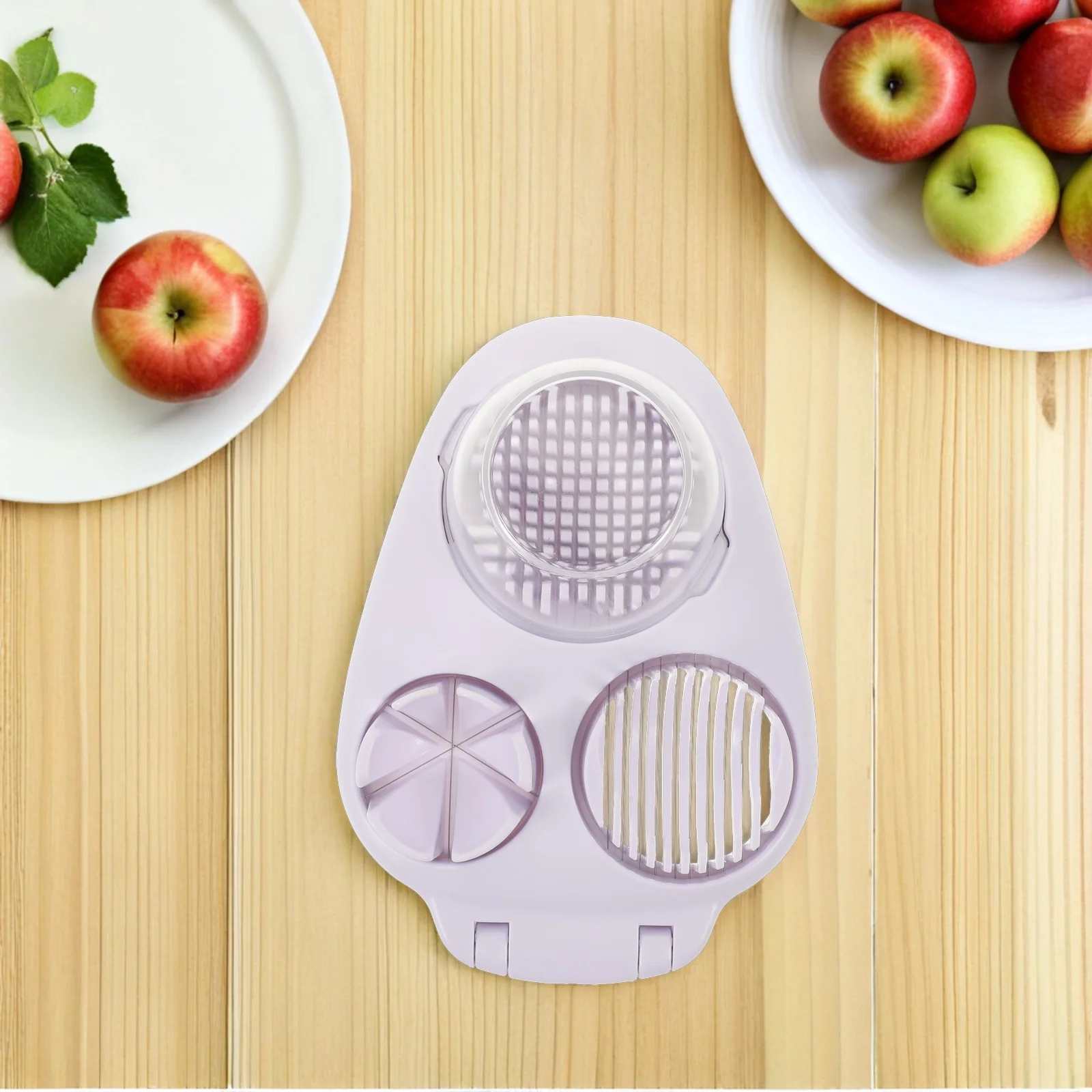 

3 in 1 Stainless Steel Egg Slicer Multifunctional Kitchen Tool for Boiled Eggs Strawberries Mushrooms Slicing Salad Sandwich