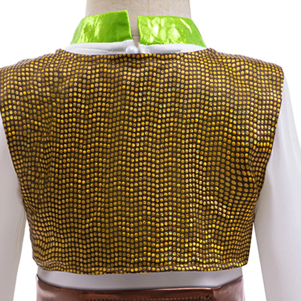 Fantasia de monstro 3 peças, conjunto de roupas para meninos, halloween, carnaval, festa, shrek, crianças, aniversário, escola, performance, dramatização