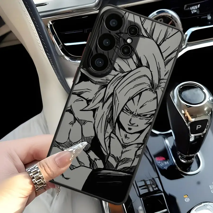 Case for Samsung Galaxy S26 S24 Plus S25 Ultra S23 FE S20 FE Note 20 Ultra 10+ S21 S22 Funda Back Phone Cover Dragons Balls Goku