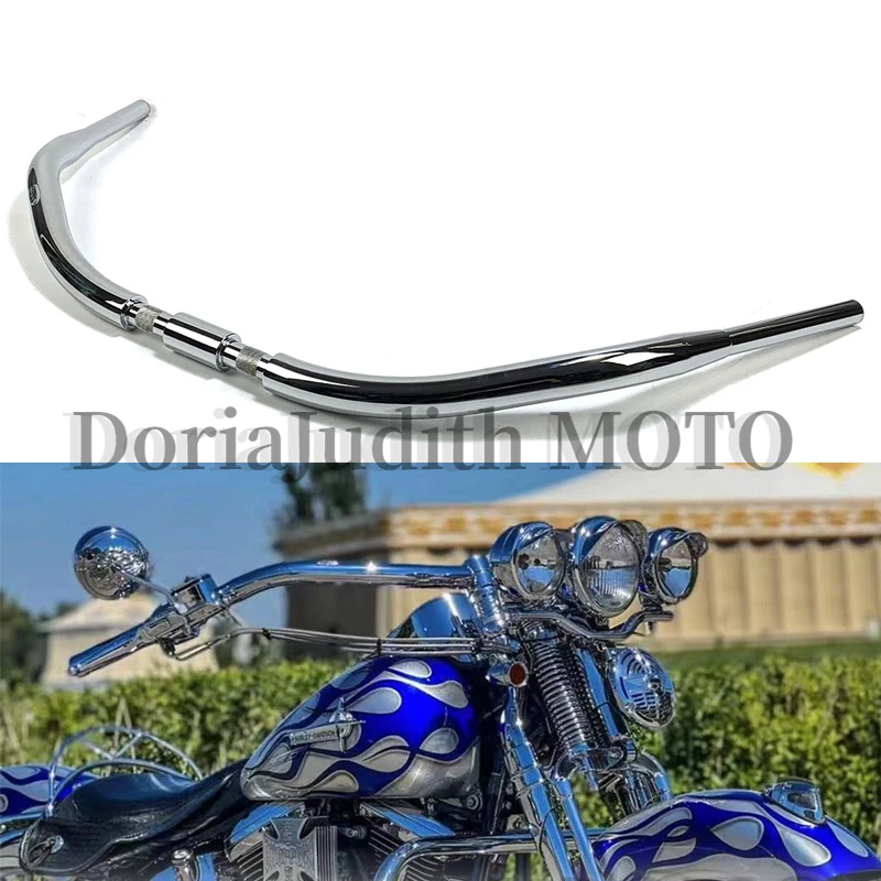 

For Harley Springers Custom Handlebar Motorcycle 1-1/2" Inch Beach Handlebars Bars