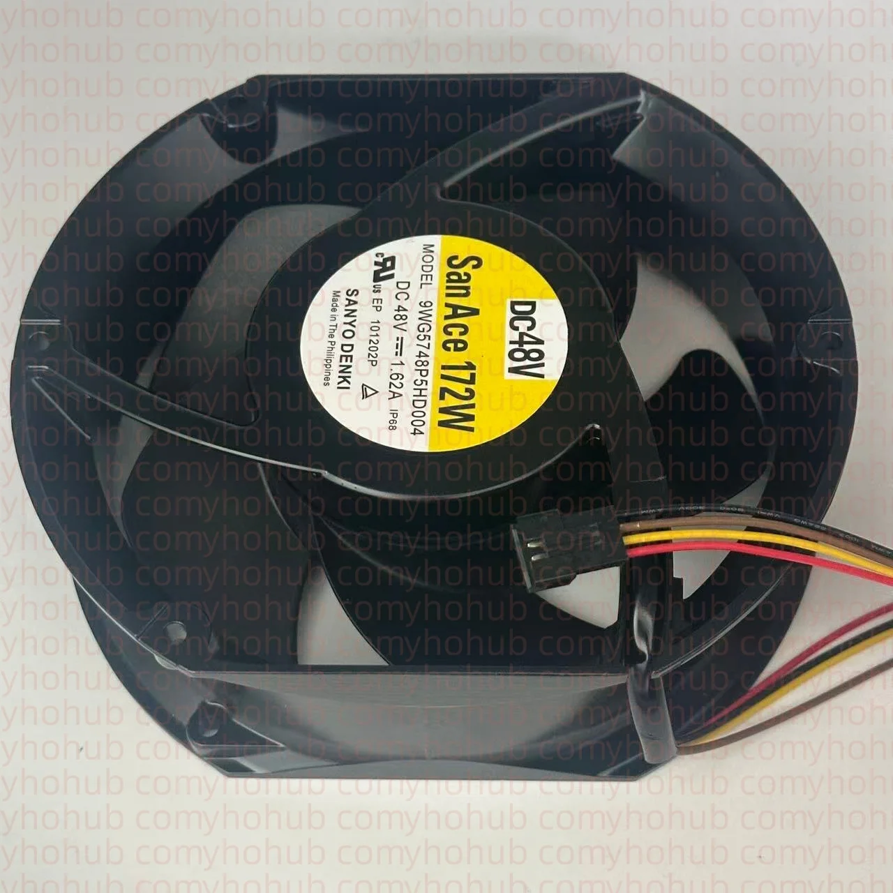 مروحة دائرية لخادم سانيو دينكي ، IP68 ، 4 أسلاك ، العاصمة 48V ، من من من من نوع A ، x من من من نوع x 51 ، 9WG5748P5HD004