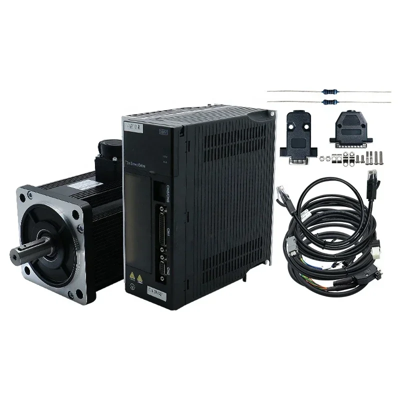 380V 130 2500 rpm 15NM 130ST M15025 servo 3.8kw 130ST AC servo motor with drive RS485 T3A servo drive 380V