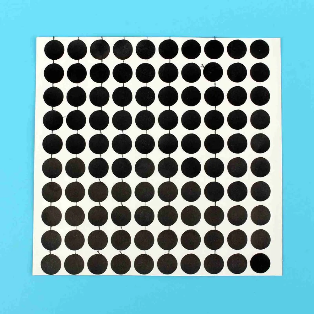 Cloth Billiards Table Accessories Round Thin Snooker Ball Sticker Pre-Cut Lightweight Billiards Ball Sticker Cue Ball Placement