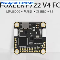 FOXEER F722 V4 MPU6000 flight control, remote control parameter adjustment 4-8S with barometer, double BEC