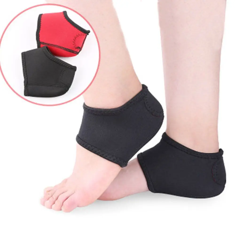 1 paar Plantarfasziitis Therapie Schmerzen Relief Hülse Ferse Wrap Ferse Pads Brace Ferse Unterstützung Knöchel Einlegesohle Orthesen