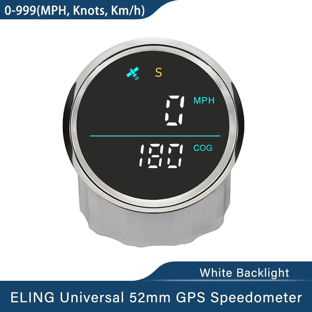 

Морской GPS Спидометр 52 мм с компасом для лодки яхты Универсальный 12 В 24 В без одометра