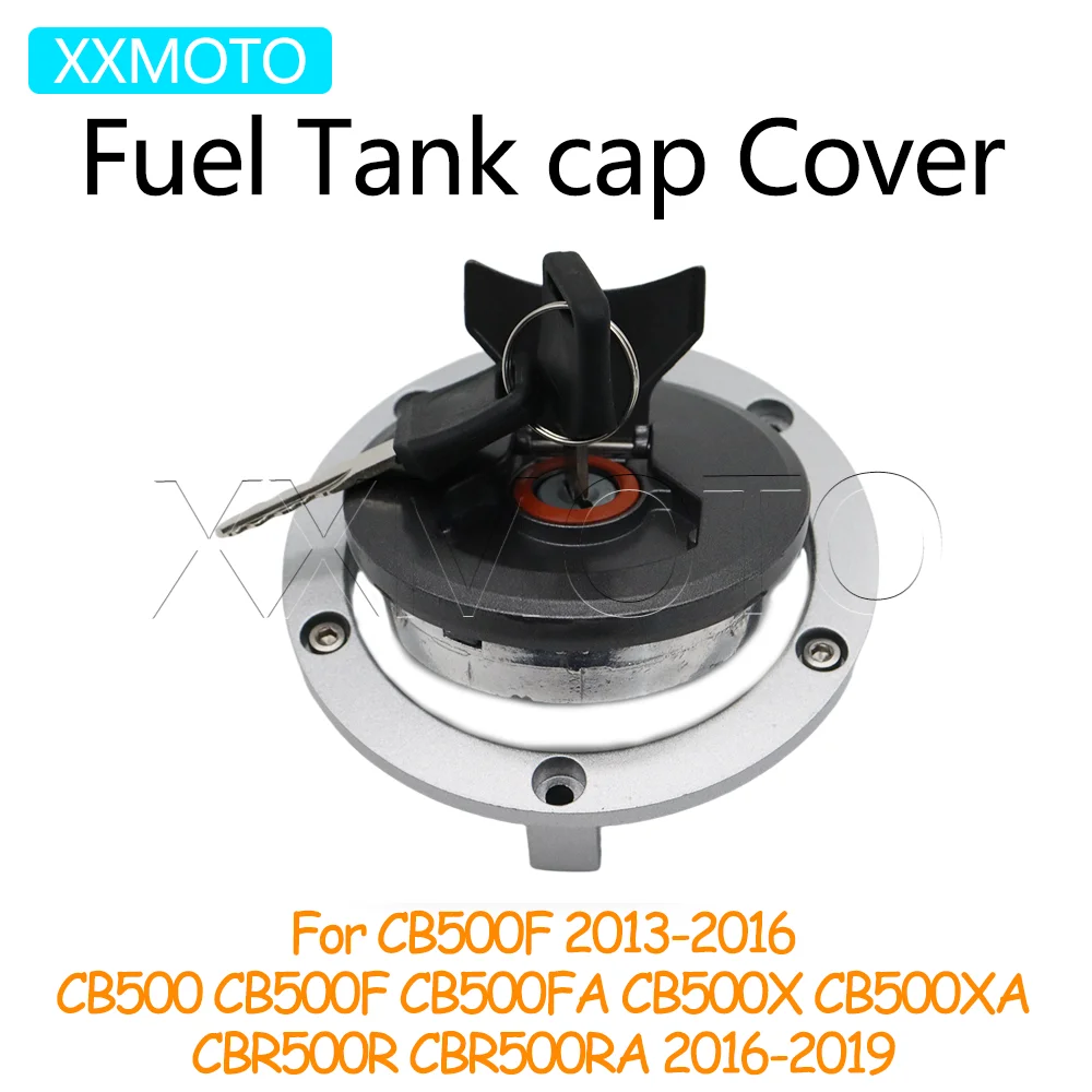 

For Honda CB500F 13-16 CB500R 2016 CB500 CB500X CBR500R CB500F CB500FA CB500XA CBR500RA 16-19 Motorcycle Fuel Gas Tank Cap Cover
