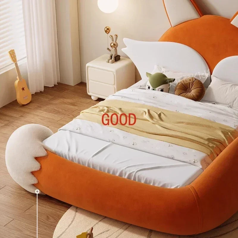 Cute Pretty Children Beds Elegant Modern Luxury Princess Bed Loft Comferter Kinderbett Queen Bedroom Furniture