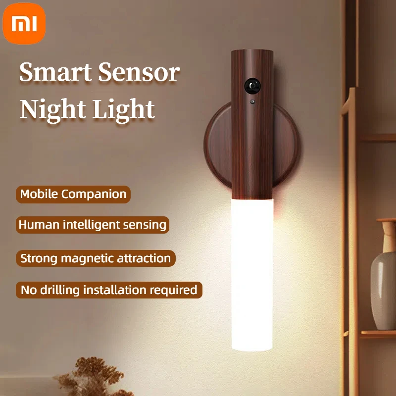 Xiaomi LED Night Light Intelligent Human Body Induction Magnetic Corridor Porch Light Motion Sensor Night Light