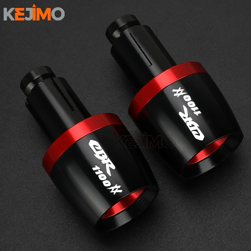 

FOR HONDA CBR1100XX BLACKBIRD CBR1100 XX CBR 1100 XX 1996-2007 Motorcycle Handlebar Grips Bar Ends Cap Counterweight Plug Slide