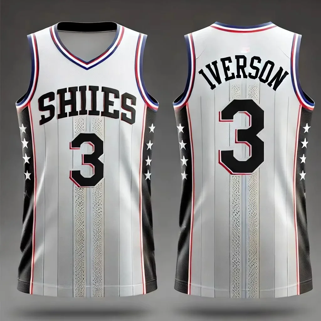

2025-26 Iverson Creative Basketball Jersey Golden Style #3 Fans Edition Quick-Dry Moisture-Wicking Fabric Ultra-Comfortable Fit