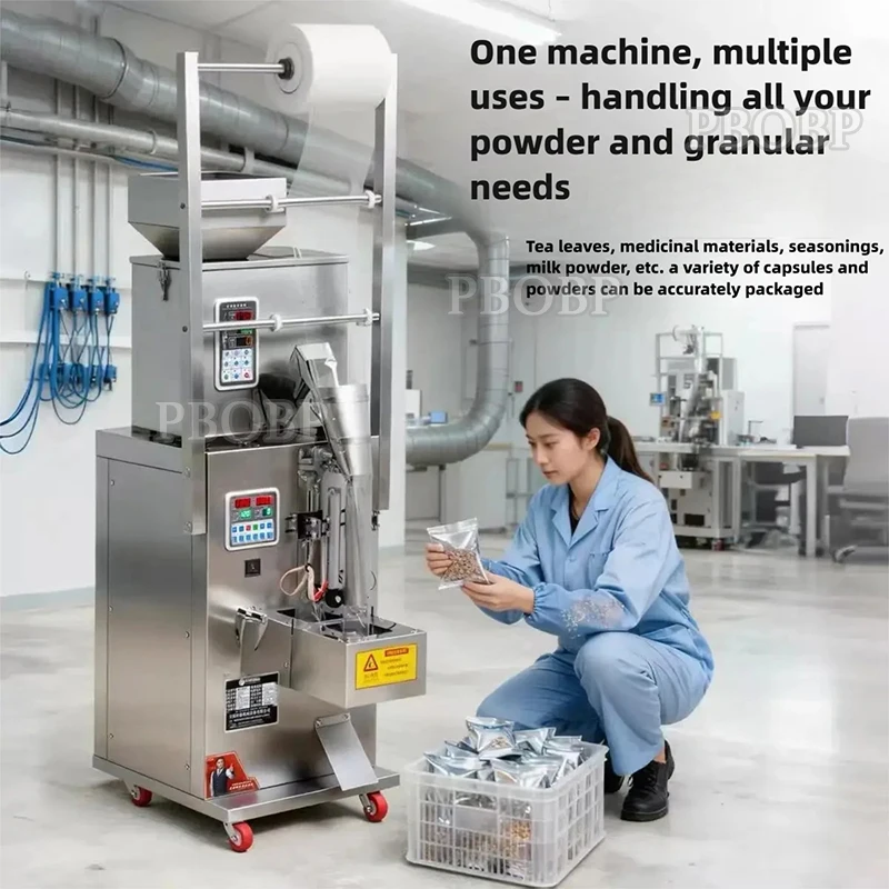 Automatic Weighing Granule Powder Filling Tea Pellet Quantitative Seed Salt Rice Hardware Packaging Machine