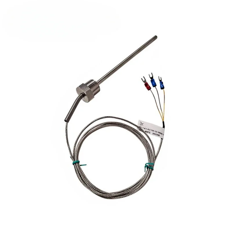 

Temperature Sensor -50-400 Degrees 6.3MM Wire Outlet 2m WX 150MM 1/2 Thread