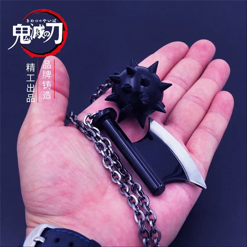 Demon Slayer Sword The Stone Hashira Gyomei Himejima Nichirin Blade Anime Peripheral Keychain Collection Desktop Display New Toy