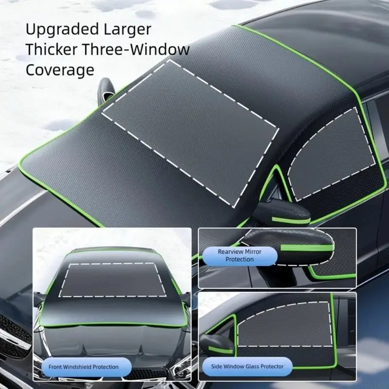 

J0MA магнитная крышка лобового стекла для автомобиля внедорожника зимняя крышка переднего окна автомобильные аксессуары