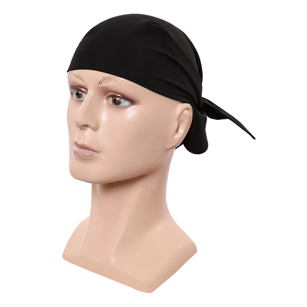 Roronoa Zoro Cosplay Headband Men Fantasy Black Elastic Head Scarf Movie Headscarf Costume Accessory Kerchief Halloween Carnival