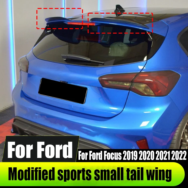 

Для Ford Focus 2019 2020 2021 2022, модифицированное спортивное маленькое хвостовое крыло, аксессуары для наружного украшения автомобиля, материал ABS