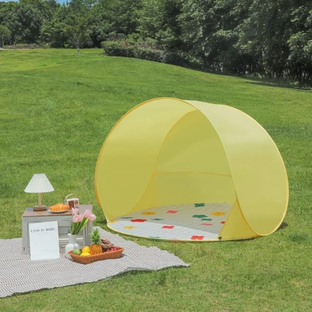 

Портативная автоматическая палатка для кемпинга с мгновенной установкой, для 2-3 человек, с защитой от солнца и УФ-излучения, для пикника, защита для детей