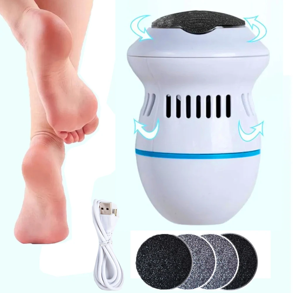 Pedicure Tools Professional Electric Foot Dead Skin Remover Feet Scrubber Callus Remover for Feet File Exfoliating Heels Grinder