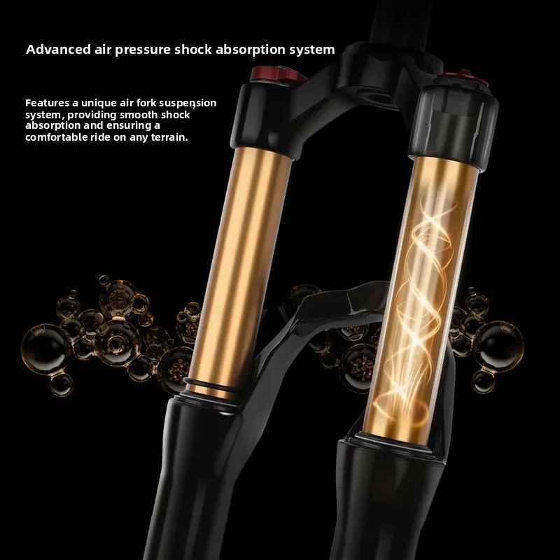 Mountain bike front fork shock absorption, shock absorption 20 24 inch shoulder-controlled wire-controlled air fork