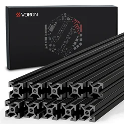 Extrusion Frame Kit 350mm for Voron 2.4, 2020 Aluminum Square Anodized Blind Joints for Voron 3D Printer Assembly Set