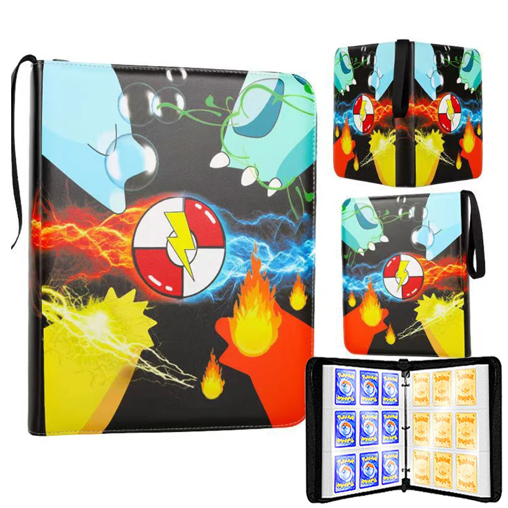 2024 Charizard Holder Binder Collections Folder Anime Card Protector Notebook for Pokemones Album 900Pcs Card Book