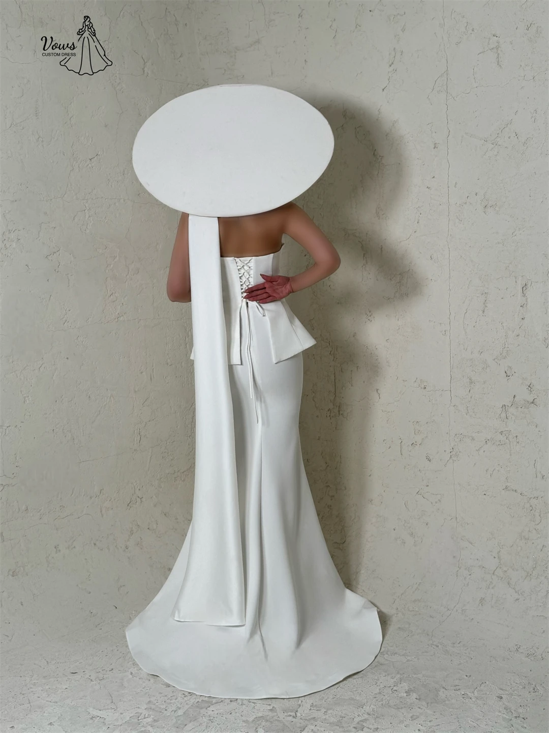 Vows Luxury Prom Dresses 2025 Ribbon Custom Made Dresses for Special Events Fishtail Skirt Satin Cloth Ball Gown Dress Evening