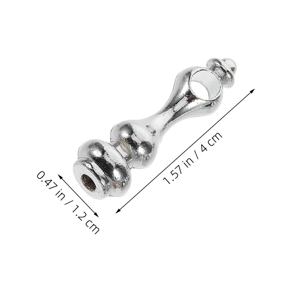 

8pcs Decorative Metal Spindle Cabinet Post End Cap niture Railing Hardware Glass Rail Connectors niture Connectors Railing