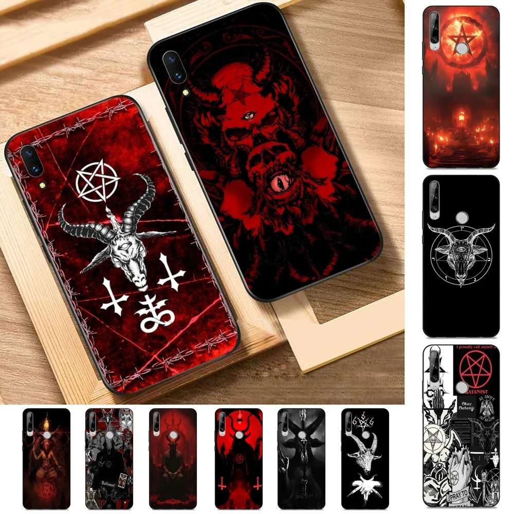 D-Devil S-Satan Phone Case For Huawei Y9 6 7 5 Prime Enjoy 7s 7 8 plus 7a 9e 9plus 8E Lite Psmart Shell