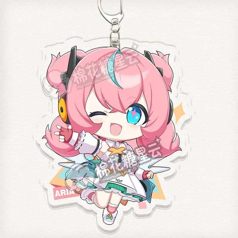 Hot Zenless Zone Zero ZZZ Delusional Angel Chixia Irene Nangong Yu Figure Key Chain Ring Jewelry Fans Gift Bag Pendant Keychains