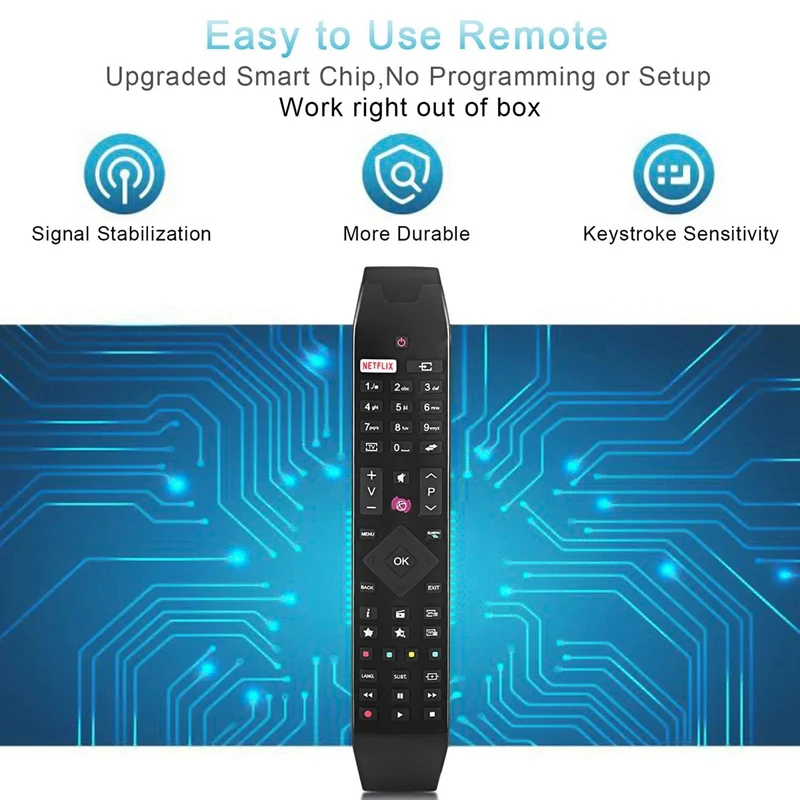 Remote Control Black Remote Control RC49141 For Hitachi TV 2HB1W66L 40HB1W66L 32HB4T41 32HB4T61 32HB4T61-Z 2HB4T61H 32HB4T62