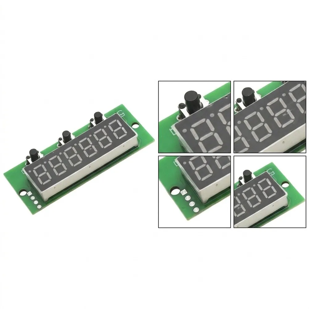 6 Digit Red LED Digital Counter PCB Module with Memory Retention After Power Loss 5V DC Powered for Industrial Counting