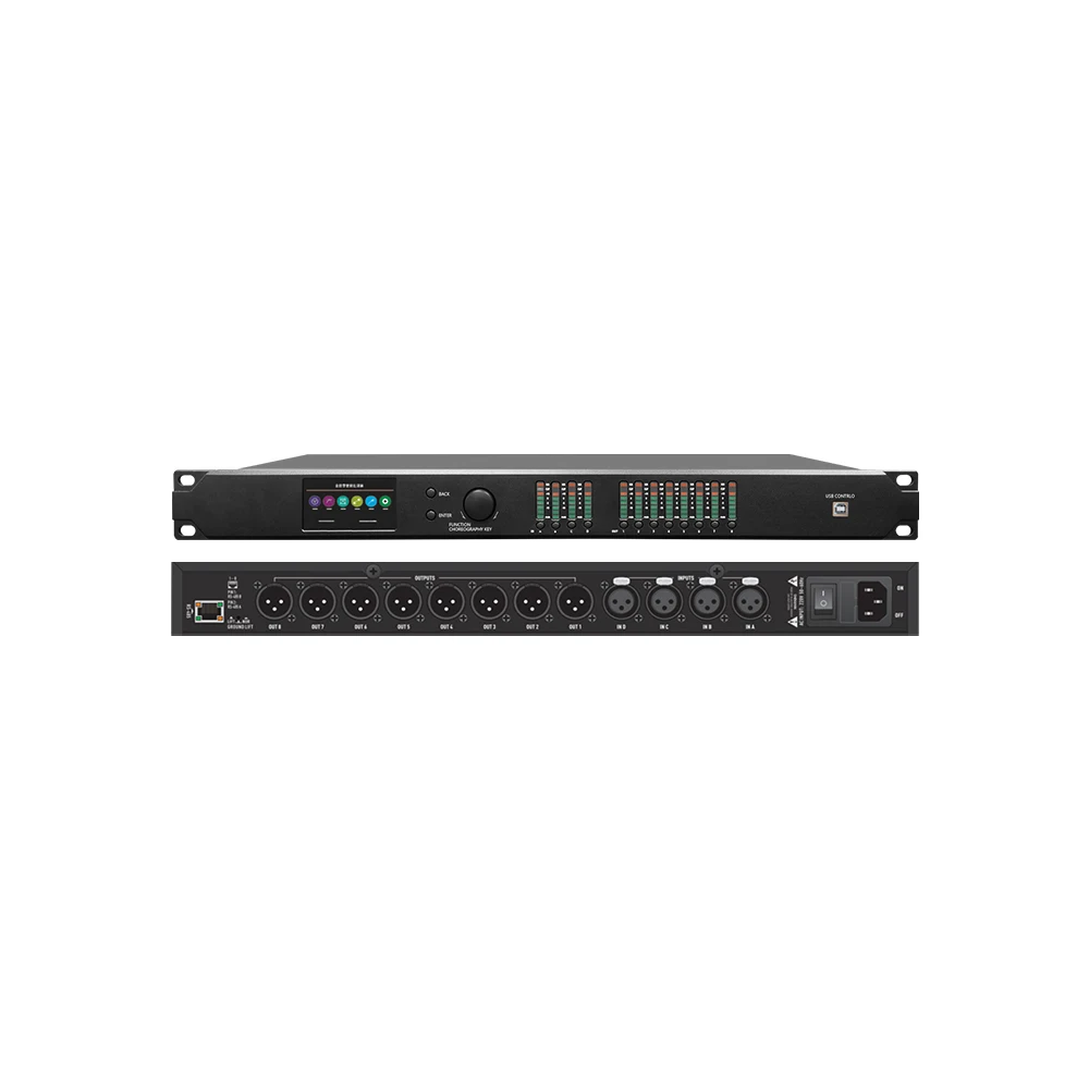 E-D480A 96K DSP Digital Audio Processor Speaker Management Module Simultaneous Interpretation for Conference Systems
