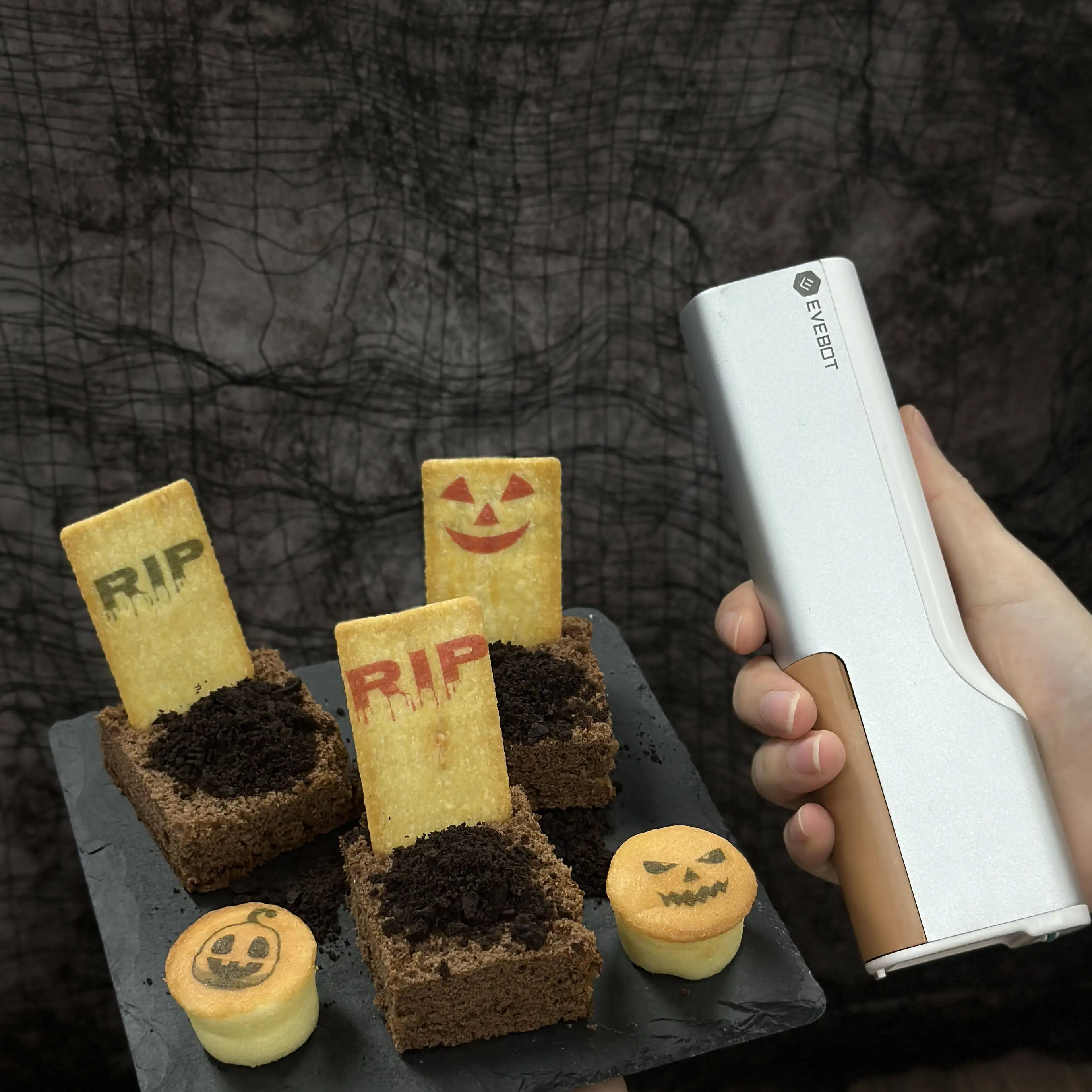 Printpen with New Color Red Edible Ink Digital Handheld Printer Food Surface Portable Inkjet Coffee Printer