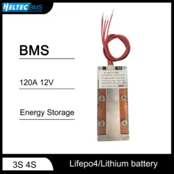 Heltec New 12V BMS 3S 4S 120A Lipo/Lifepo4 Battery Protection Board 1200W 12V Energy Storage